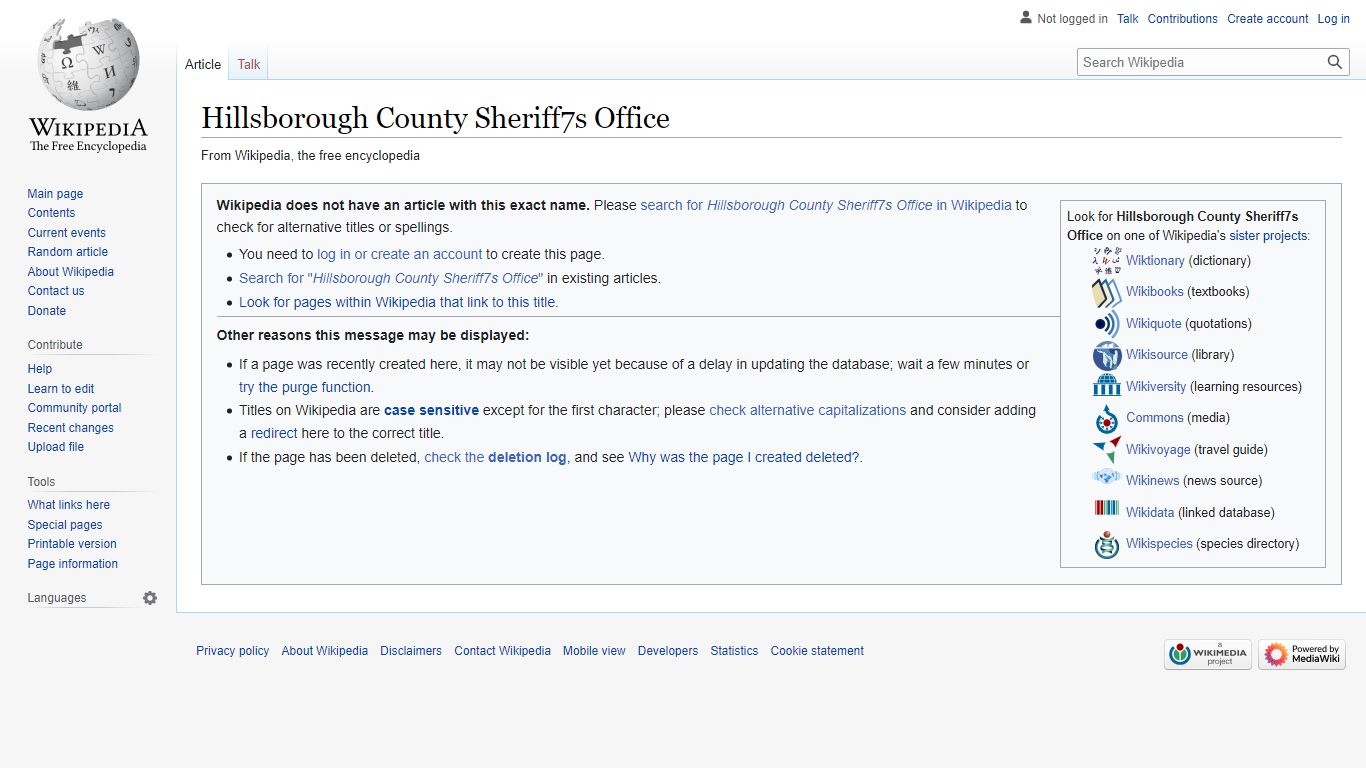Hillsborough County Sheriff's Office - Wikipedia